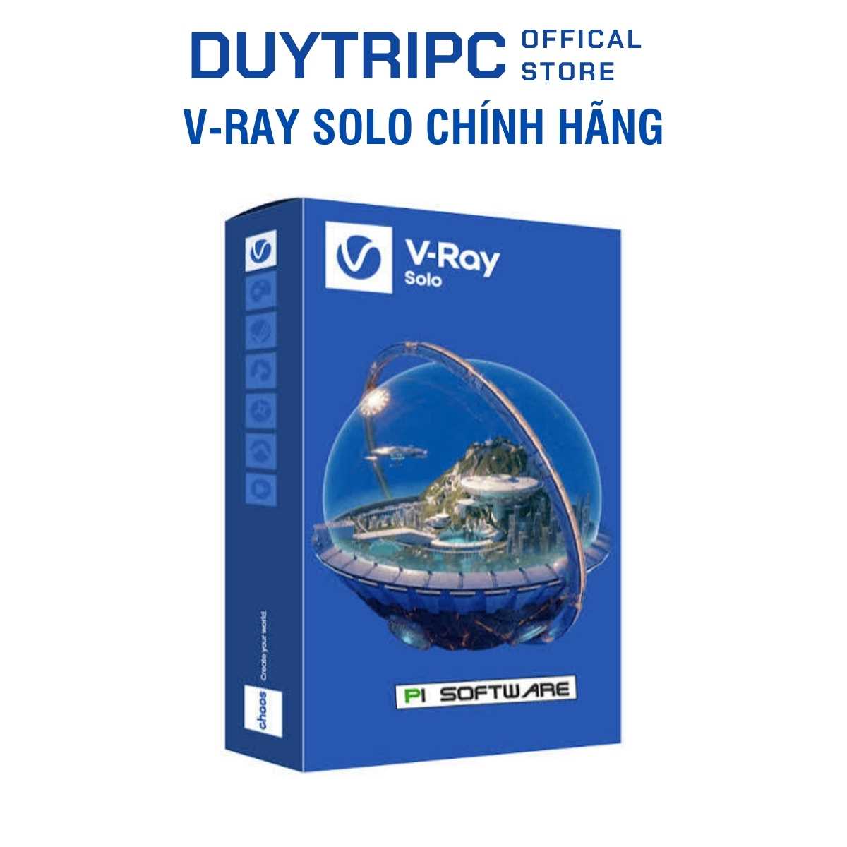 V-Ray Solo Chính Hãng | Phần Mềm Render 3D Chuyên Nghiệp Cho SketchUp, 3ds Max, Revit, Rhino, Cinema 4D & Maya